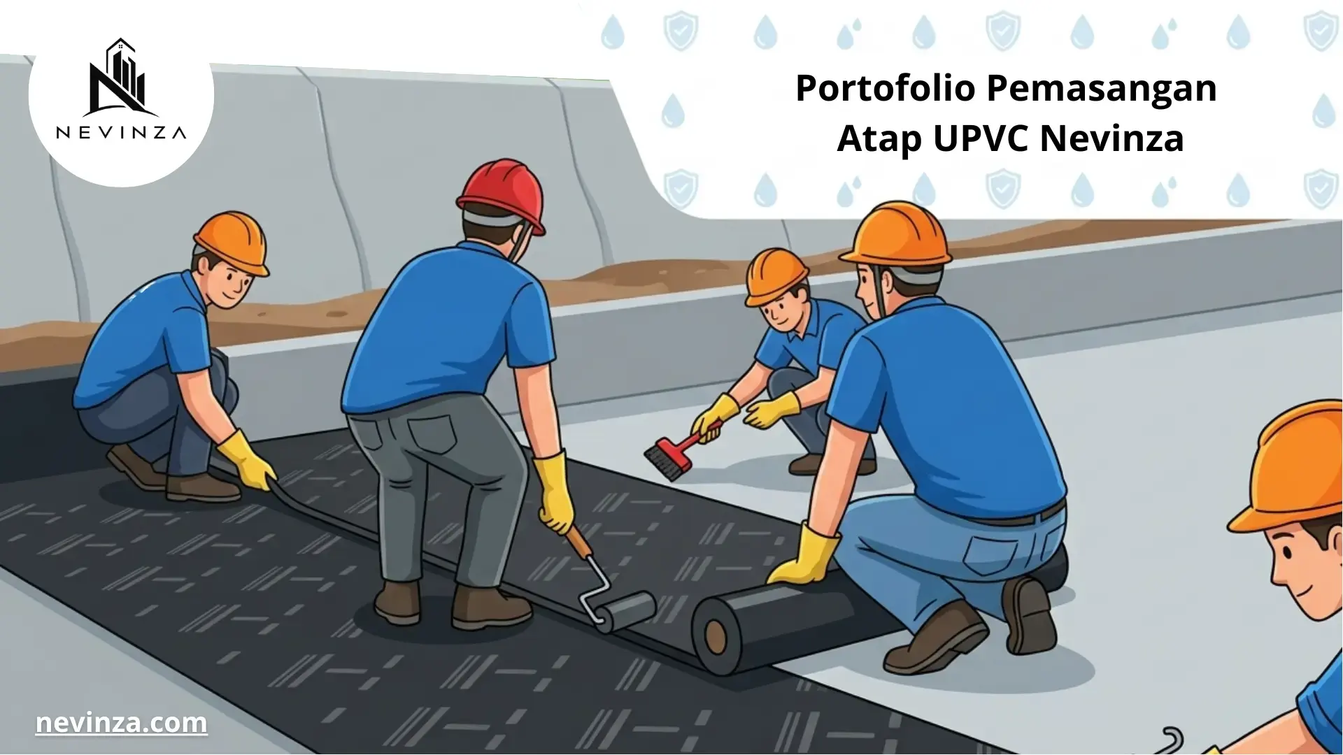 Portofolio Pemasangan Atap UPVC Nevinza