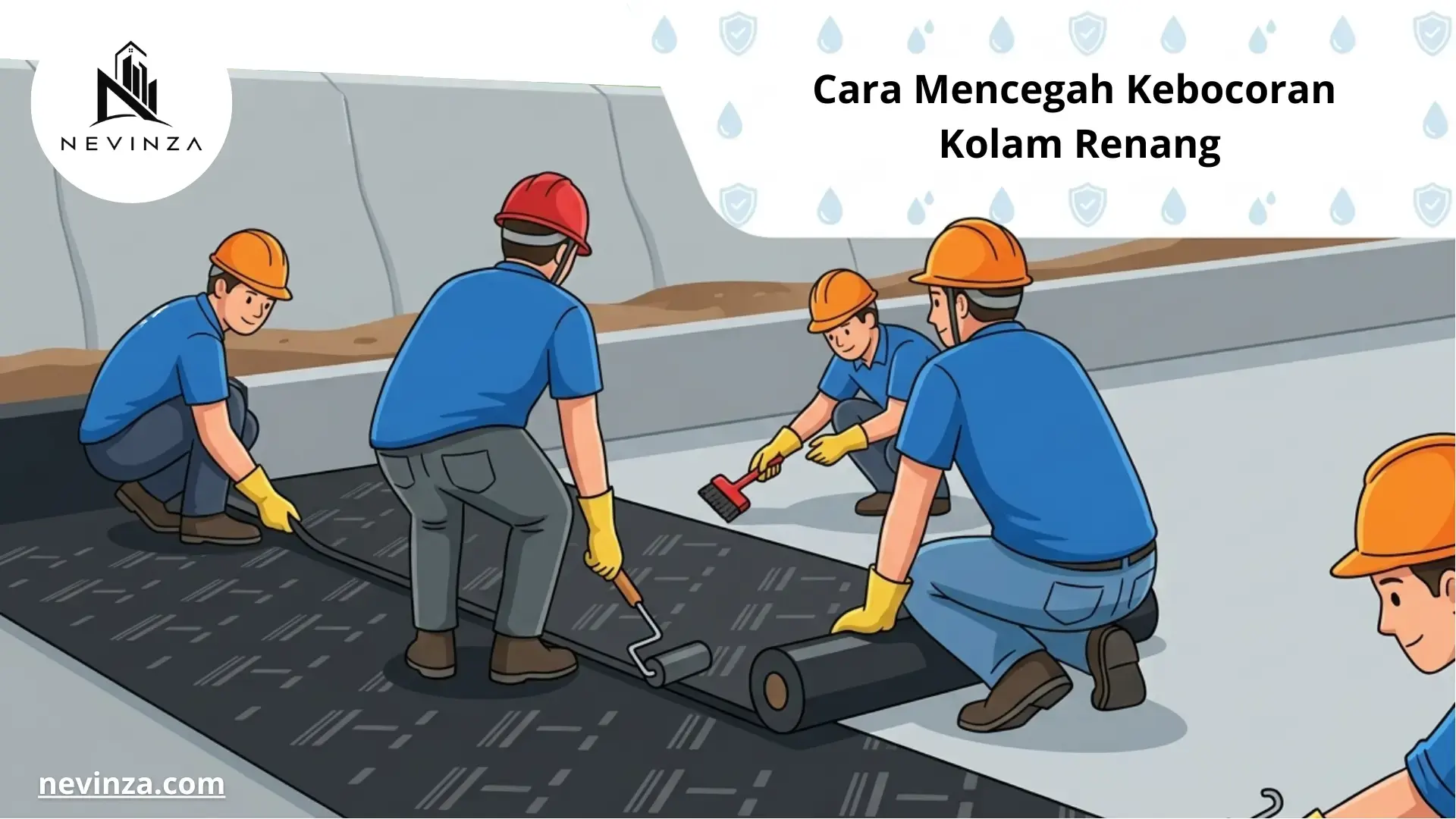 Cara Mencegah Kebocoran Kolam Renang